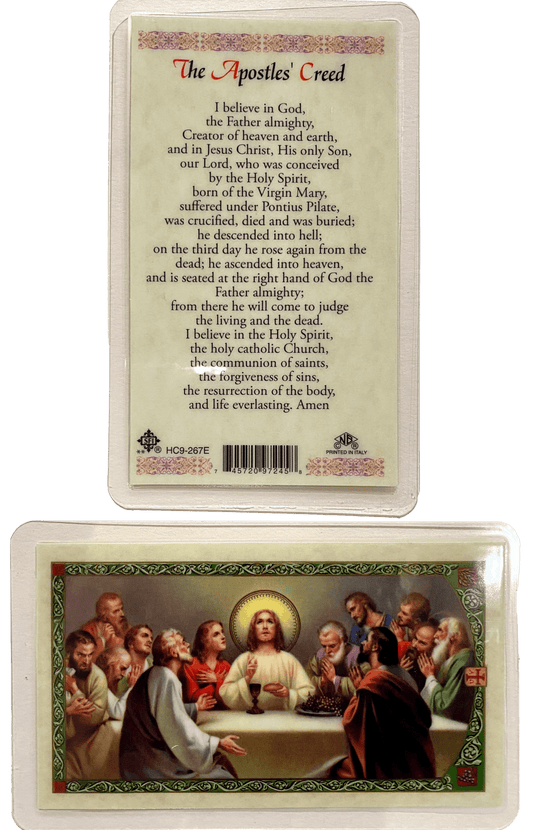 Prayer Card The Apostles' Creed Laminated HC9-267E