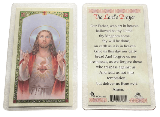 Prayer Card The Lord's Prayer Laminated HC9-226E