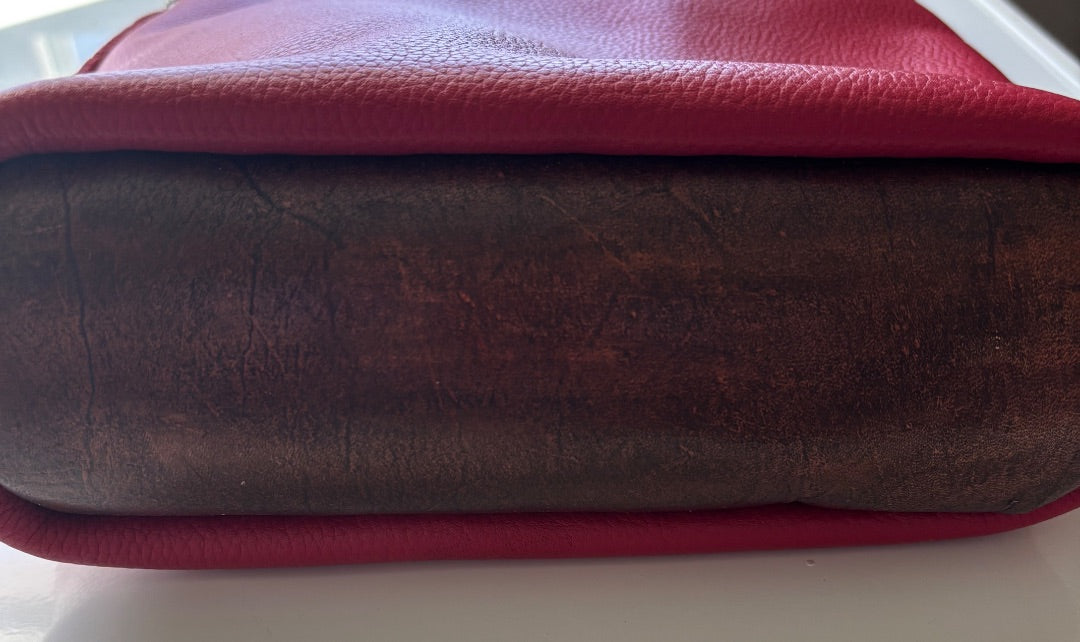 Red Vegan Leather Crossbody - Ysleta Mission Gift Shop