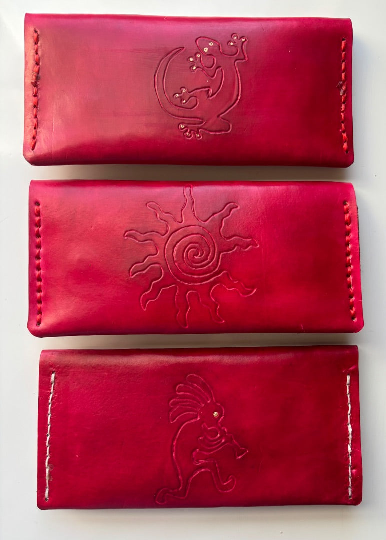 Red Vegan Southwest Wallet