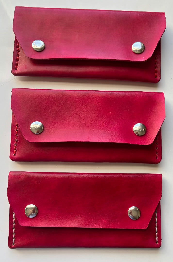 Red Vegan Southwest Wallet - Ysleta Mission Gift Shop
