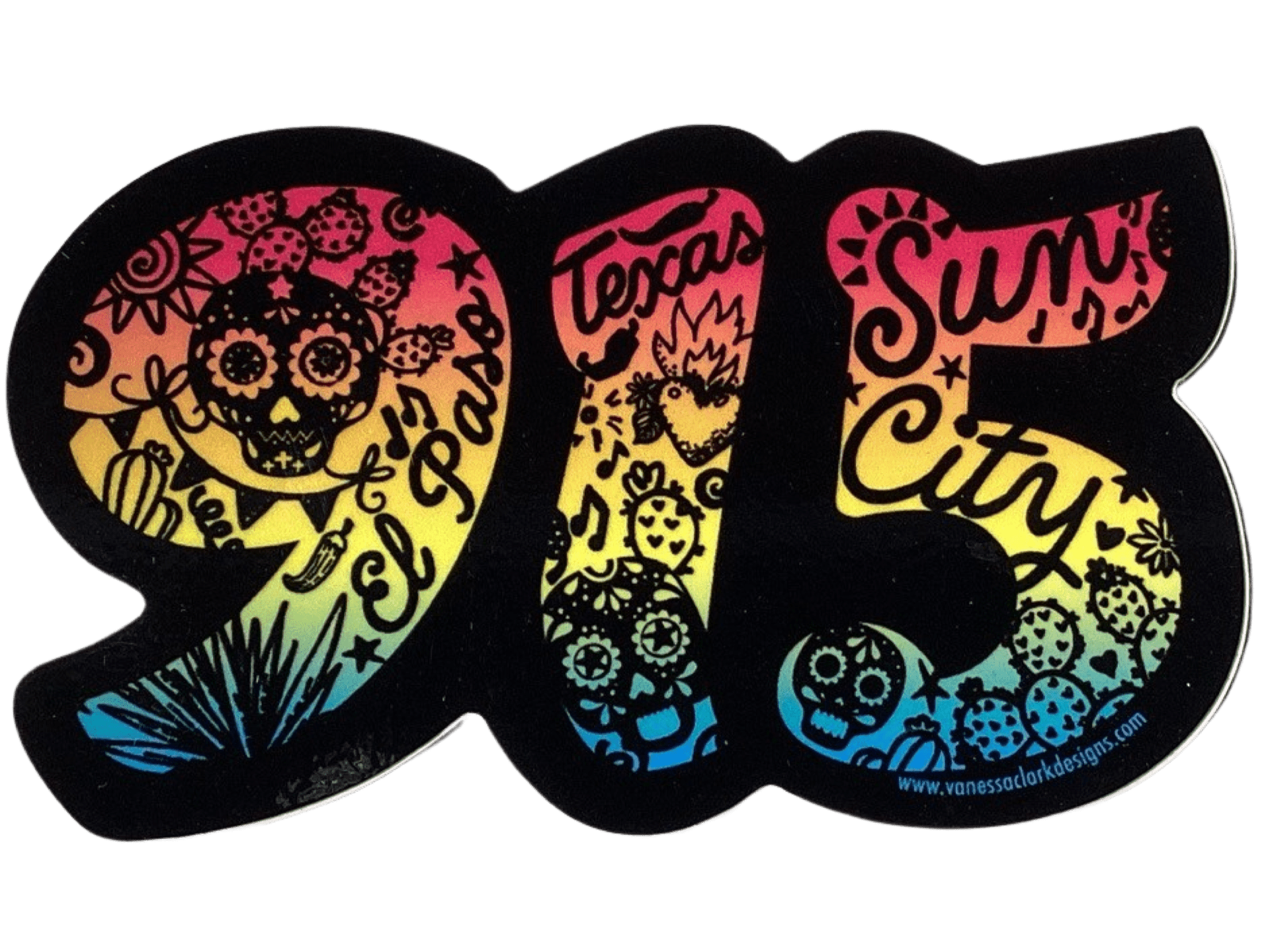 El Paso Culture Sticker Set – Waterproof Vinyl Stickers with Local Designs