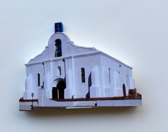 San Elizario Chapel Large - Ysleta Mission Gift Shop