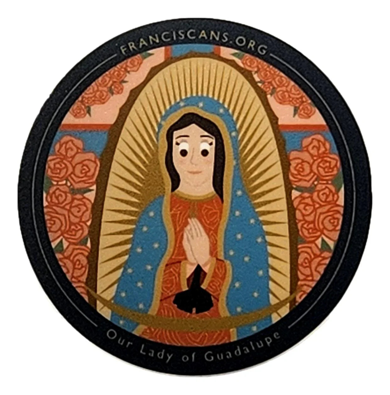 Removable religious stickers featuring designs inspired by Ysleta Mission, perfect for decorating and gifting.