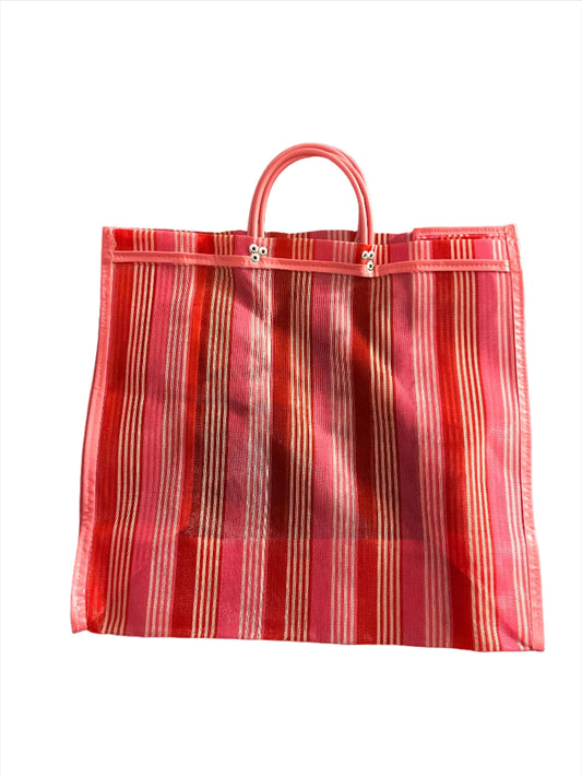 Traditional Mercado Bag – Handmade Shopping Tote 16"x16", Made in Mexico