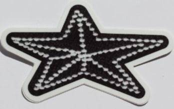 White Star Sticker – Vinyl Glossy Removable 3x3 inches