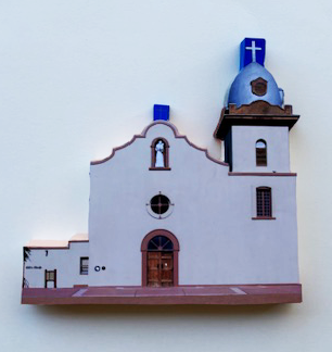 Ysleta Mission Cutout Large - Ysleta Mission Gift Shop