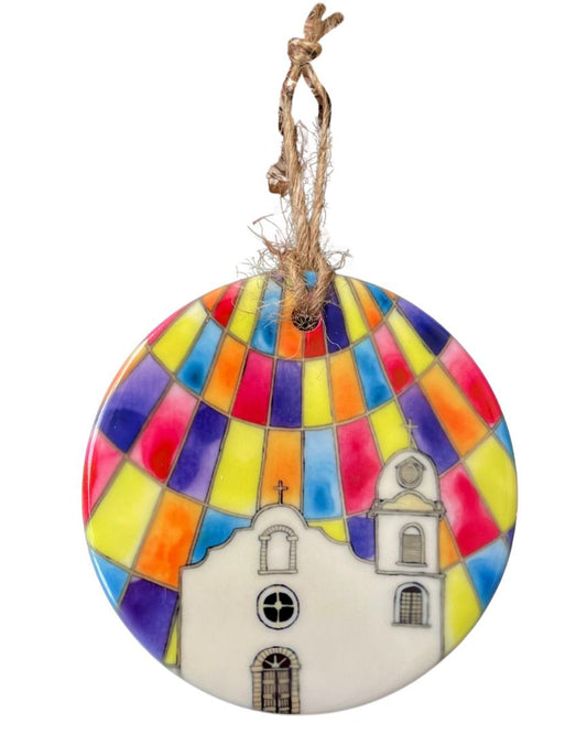 Ysleta Mission� Porcelain Double Sided Ornament
