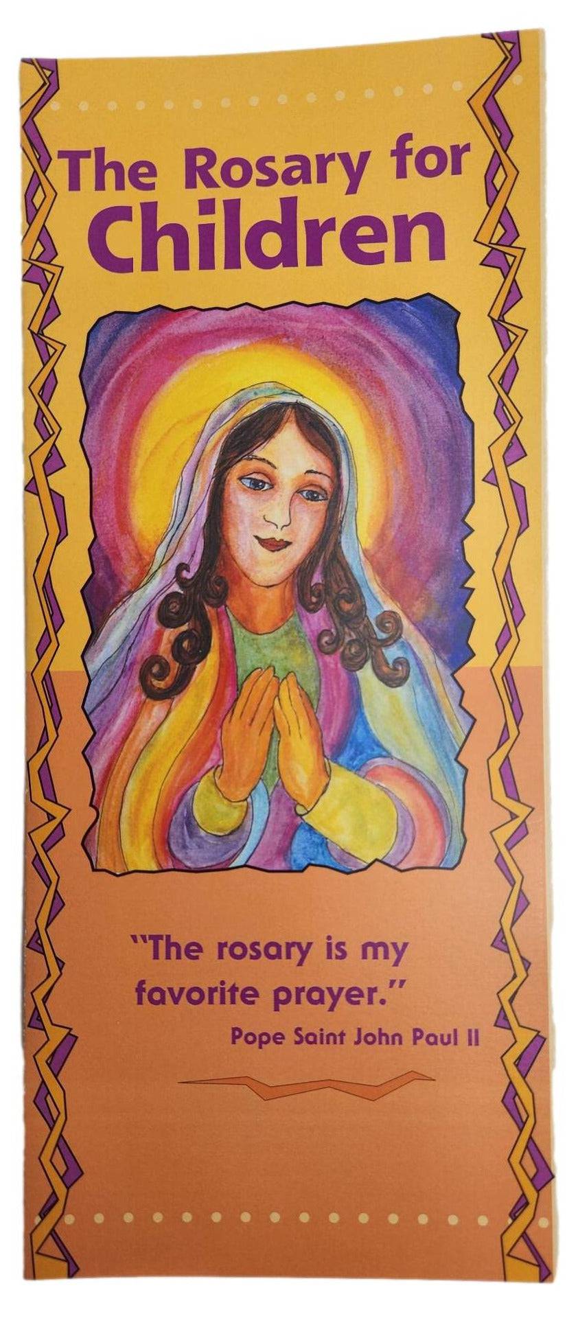 Pamphlet The Rosary for Children English - Ysleta Mission Gift Shop