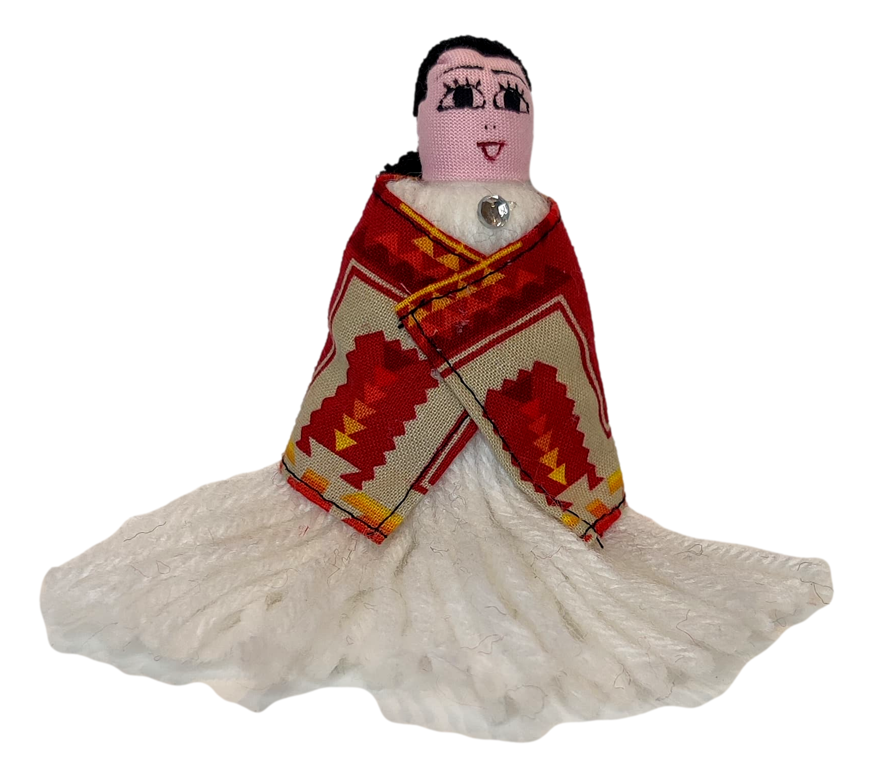 Toy Traditional Native American Dolls Handcrafted-3