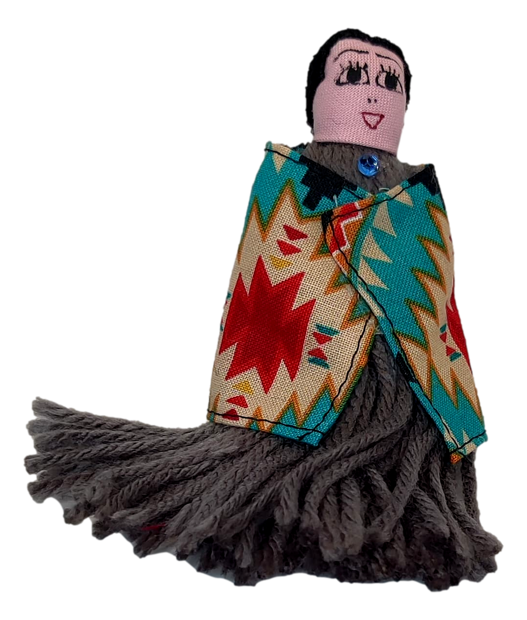 Toy Traditional Native American Dolls Handcrafted-10