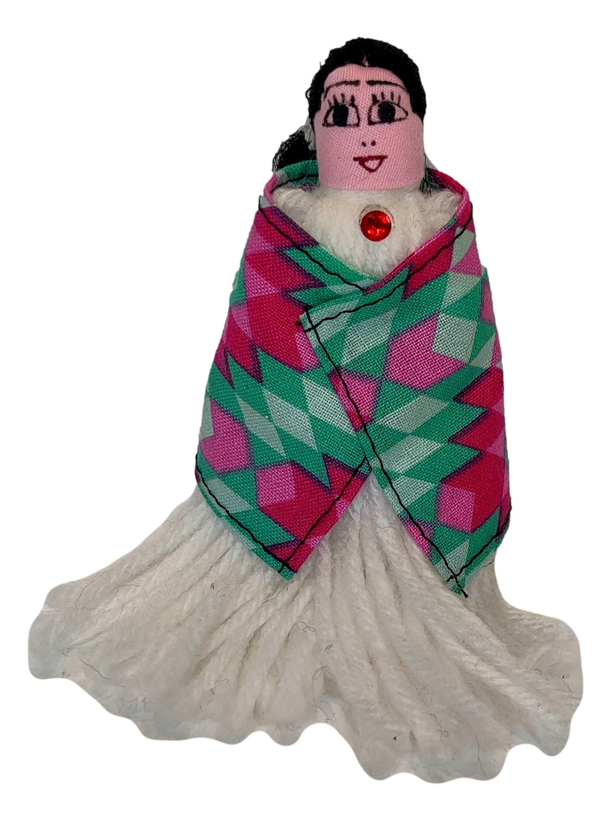 Toy Traditional Native American Dolls Handcrafted-15