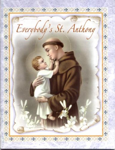 Book Everybody's Saint Anthony English 32 Pages - Ysleta Mission Gift Shop- VOTED El Paso's Best Gift Shop