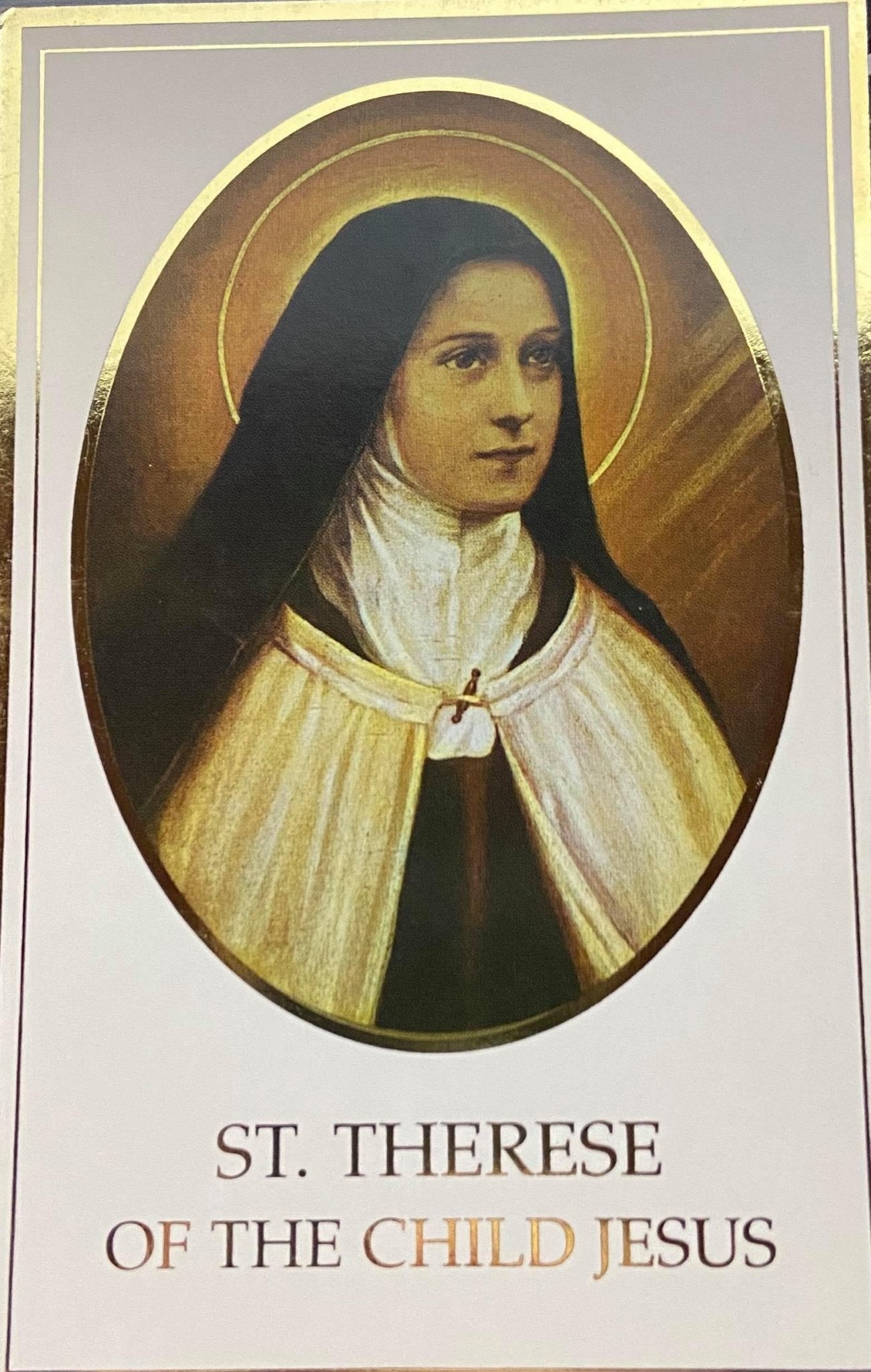 Pamphlet Saint Therese Of The Child Jesus English