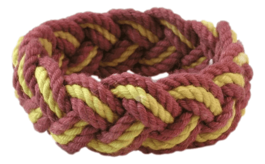 Bracelet Multiple Colors Cord Up-Cycled Rope Slip-On Handcrafted