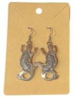 Earrings Sterling Silver .925 Earrings Lizard Engraved Design - Ysleta Mission Gift Shop- VOTED El Paso's Best Gift Shop
