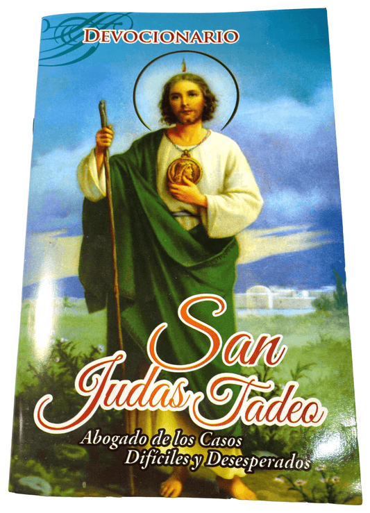 Libro Devocionario A San Judas Tadeo-Abogado De Los Casos Dificiles Y Desesperados Espanol - Ysleta Mission Gift Shop