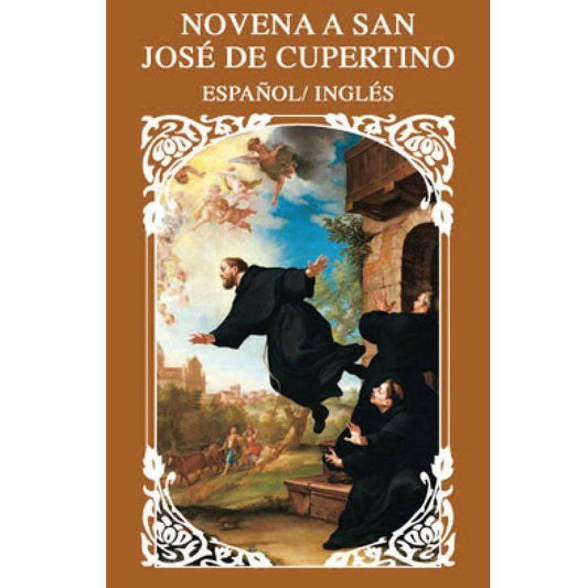 Libro Novena A San Jose Cupertino Bilingual Espanol English - Ysleta Mission Gift Shop