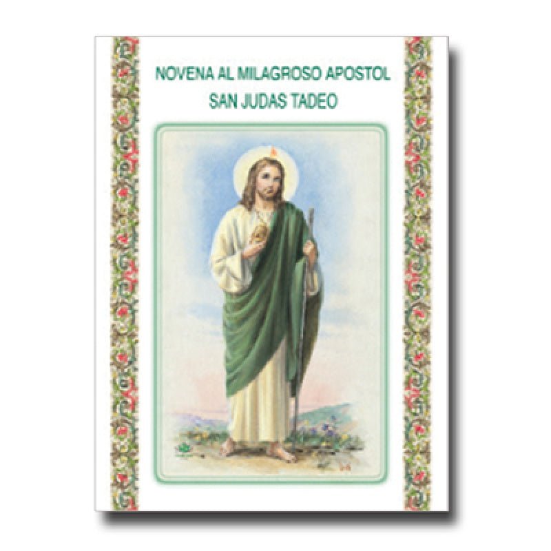 Libro Novena Al Milagroso Apostol San Judas Tadeo Espanol - Ysleta Mission Gift Shop- VOTED El Paso's Best Gift Shop