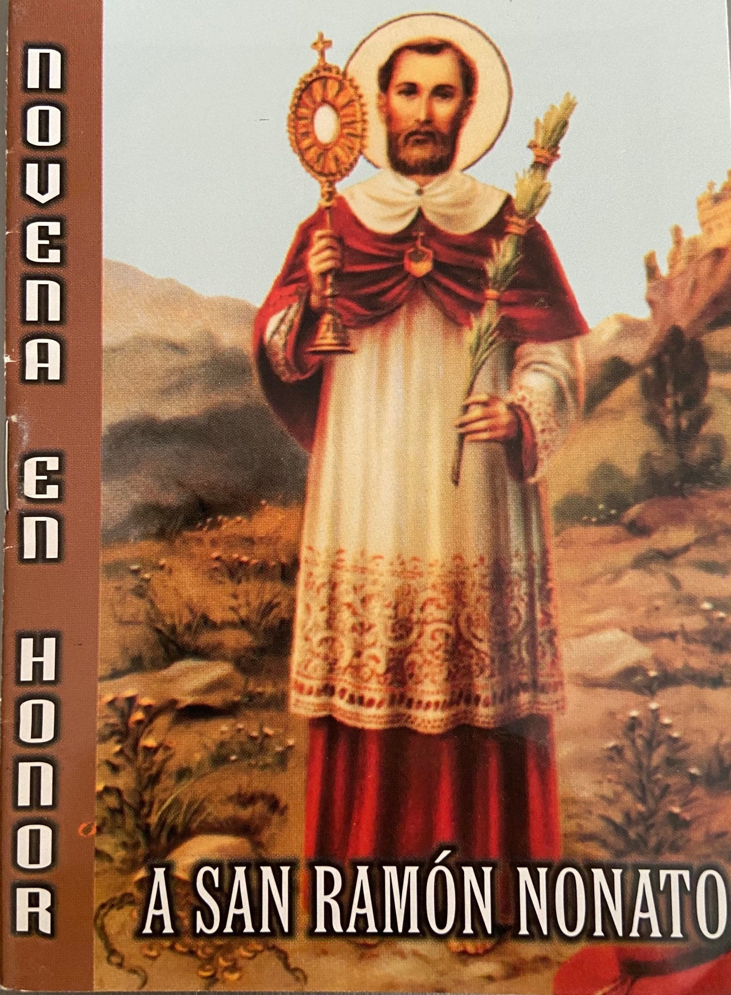Libro Novena En Honor A San Ramon Nonato Espanol - Ysleta Mission Gift Shop- VOTED El Paso's Best Gift Shop