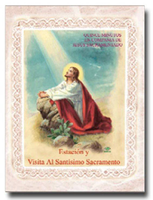 Libro Novena Estacion Y Visita Al Santisimo Sacramento Espanol - Ysleta Mission Gift Shop