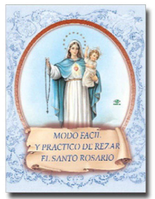 Libro Novena Modo Facil Y Practico De Rezar El Santa Rosario Espanol - Ysleta Mission Gift Shop