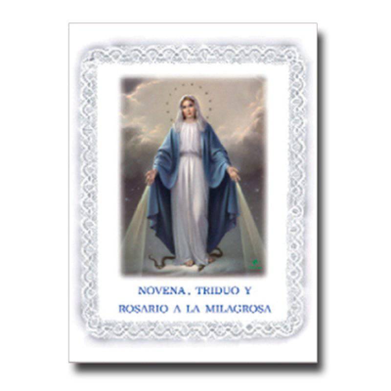 Libro Novena Triduo Y Rosario A La Milagrosa Espanol - Ysleta Mission Gift Shop