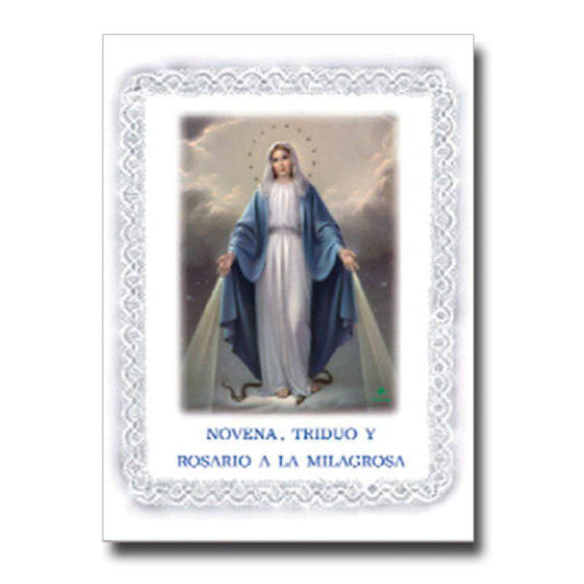 Libro Novena Triduo Y Rosario A La Milagrosa Espanol - Ysleta Mission Gift Shop