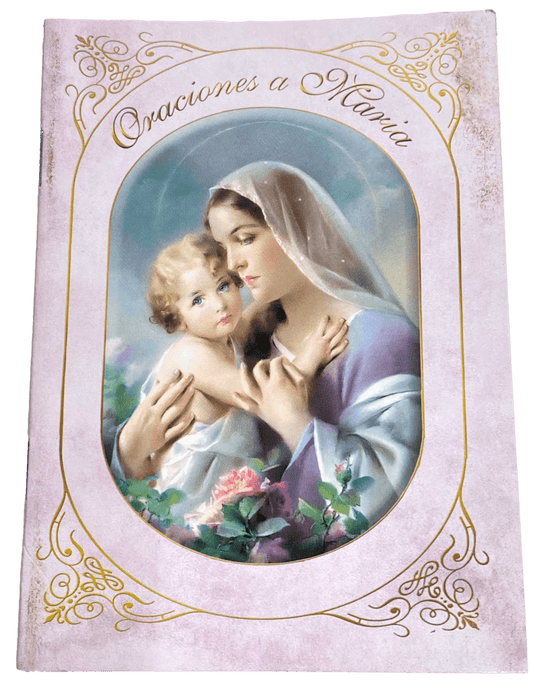 Libro Oraciones a Maria Espanol Colored - Ysleta Mission Gift Shop