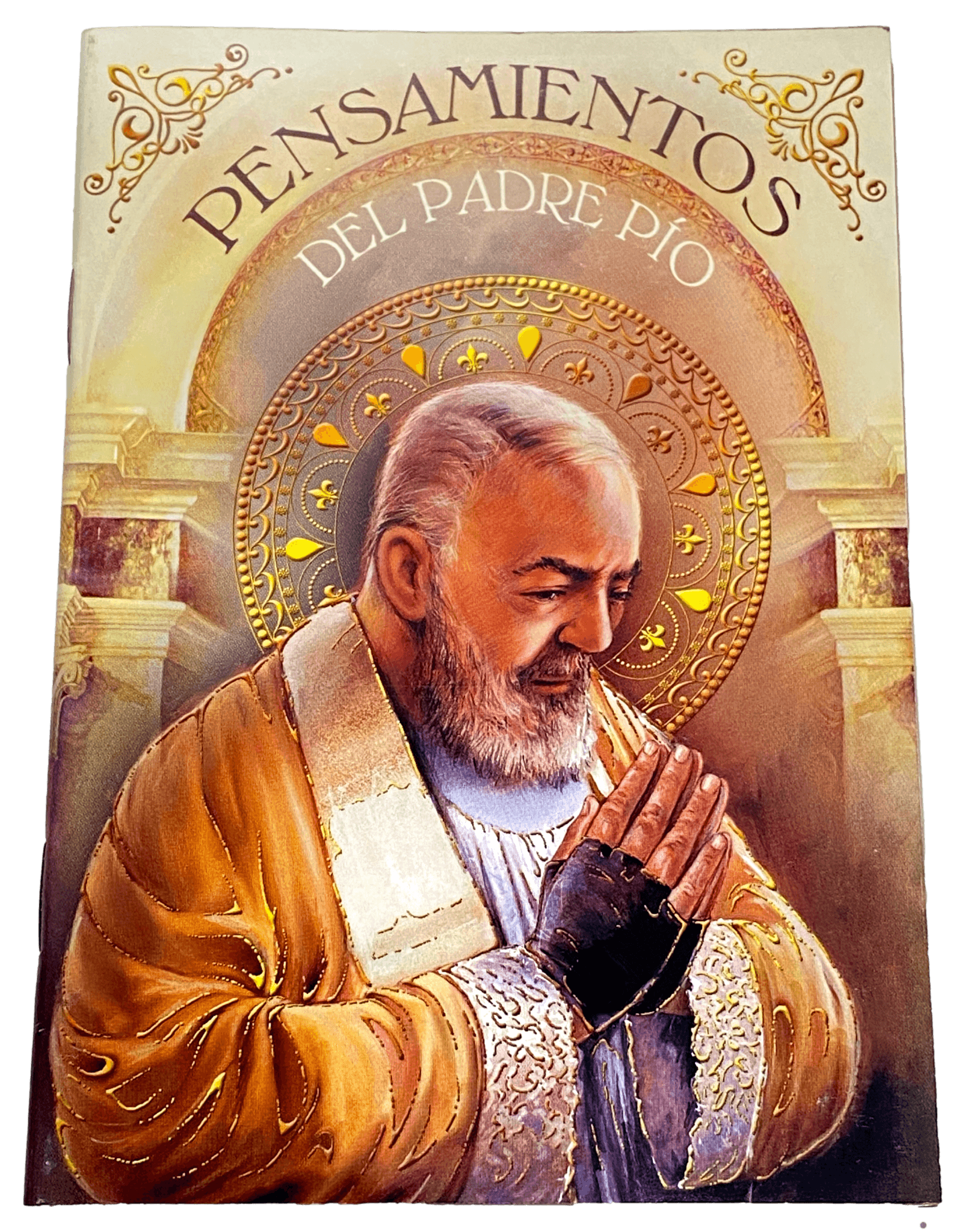 Libro Pensamientos del Padre Pio Espanol Colored - Ysleta Mission Gift Shop- VOTED El Paso's Best Gift Shop