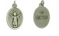 Saint Medal Divino Nino Yo Reinare Pray for Us - Ysleta Mission Gift Shop