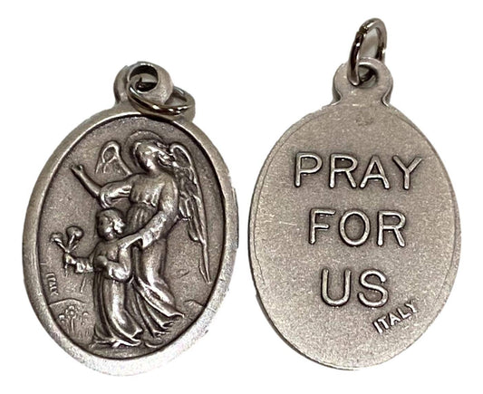 Saint Medal Guardian Angel Pray For Us - Ysleta Mission Gift Shop