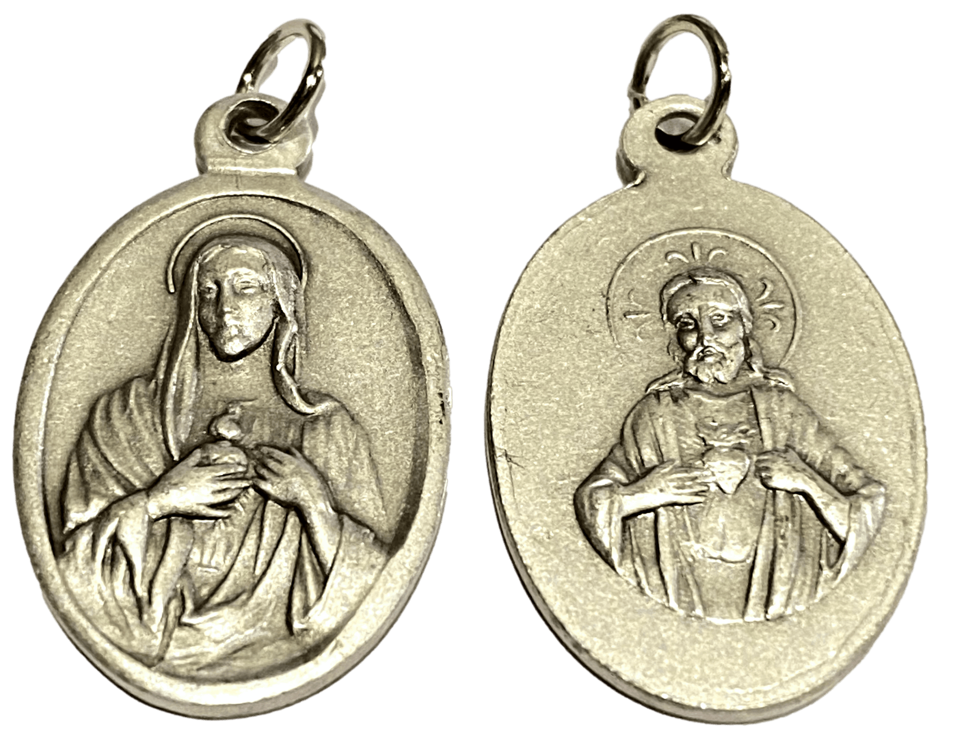 Saint Medals Immaculate Conception Sacred Heart Of Jesus - Ysleta Mission Gift Shop