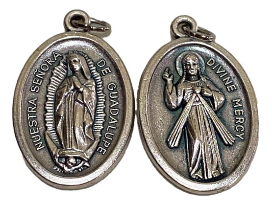 Saint Medal Nuestra Senora De Guadalupe Divine Mercy - Ysleta Mission Gift Shop