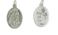 Saint Medal Our Lady of Lourdes Pray for Us - Ysleta Mission Gift Shop