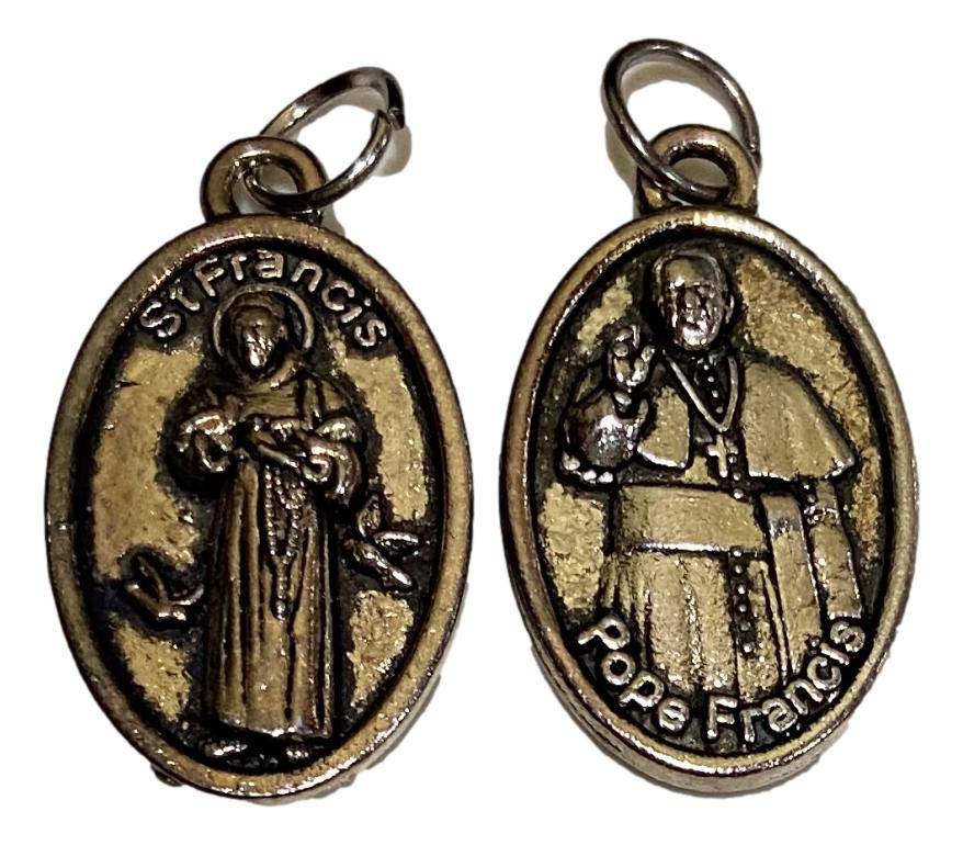 Saint Medal Saint Francis De Assisi Pope Francis - Ysleta Mission Gift Shop