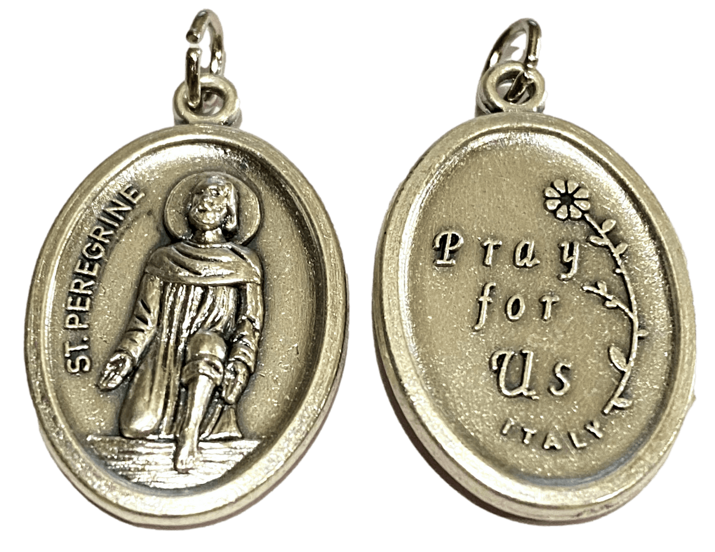 Saint Medal Saint Peregrine Pendant Pray For Us - Ysleta Mission Gift Shop