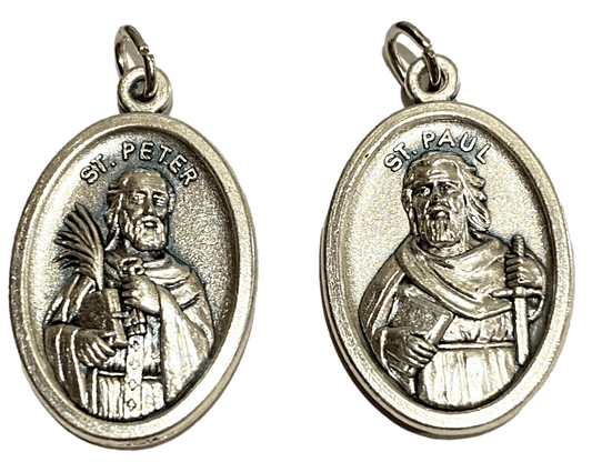 Saint Medal Saint Peter Saint Paul - Ysleta Mission Gift Shop