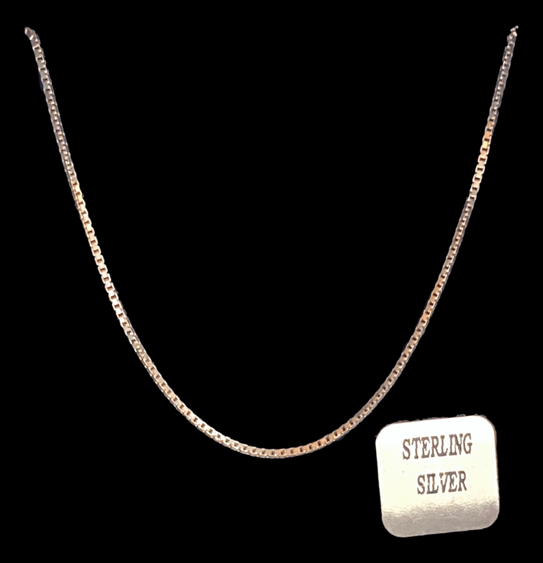 Necklace Sterling Silver .925 Thin Chain 9 L inches - Ysleta Mission Gift Shop- VOTED El Paso's Best Gift Shop