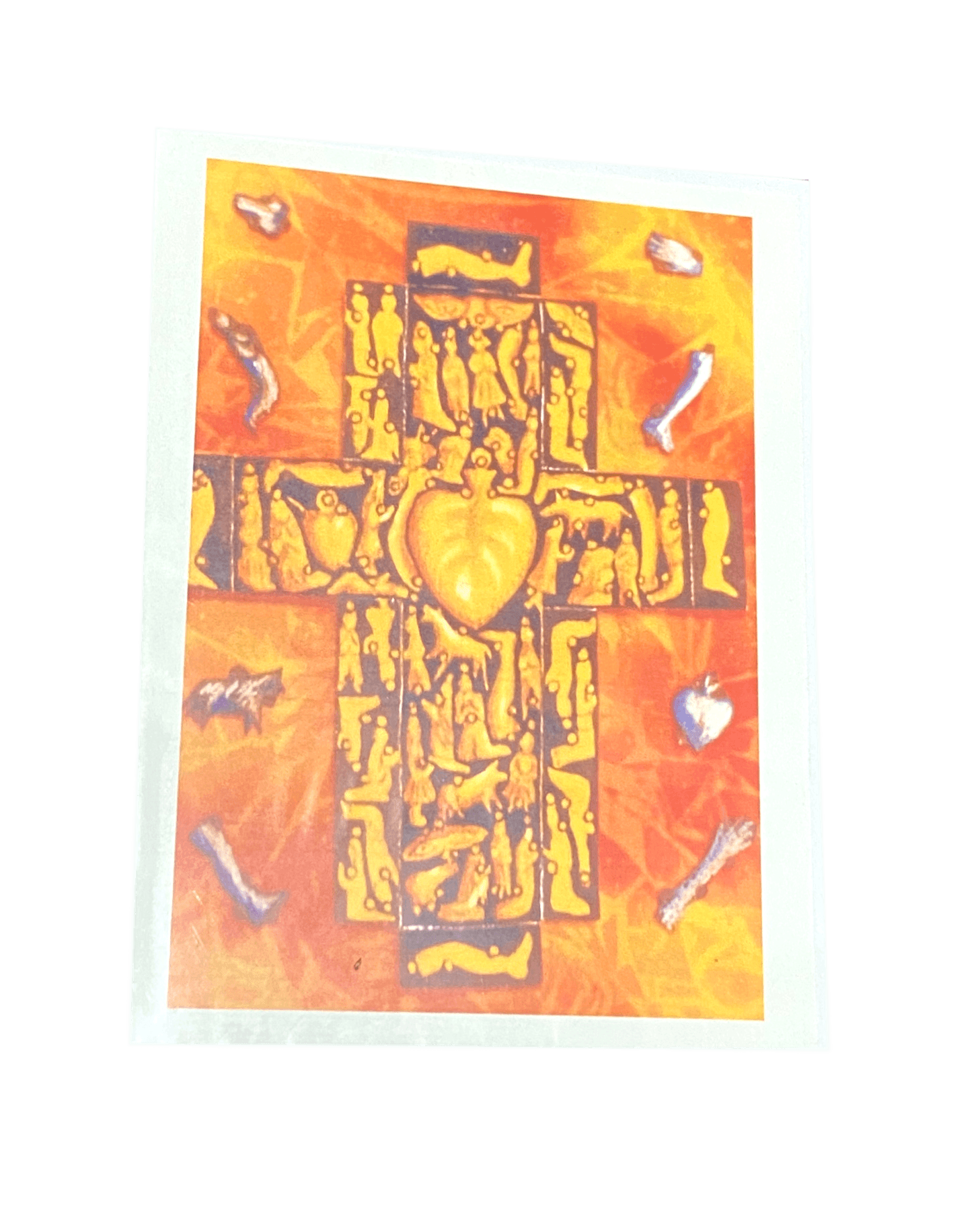 Note Card "Milagro Cross" By Maria Watercolor 11"X14" - Ysleta Mission Gift Shop- VOTED El Paso's Best Gift Shop