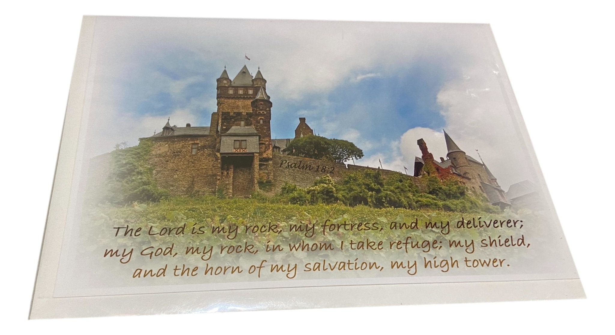 Note Card Religious Joel 2:31 Scripture From the English Bible 7.5" L 5.5" W - Ysleta Mission Gift Shop- VOTED El Paso's Best Gift Shop