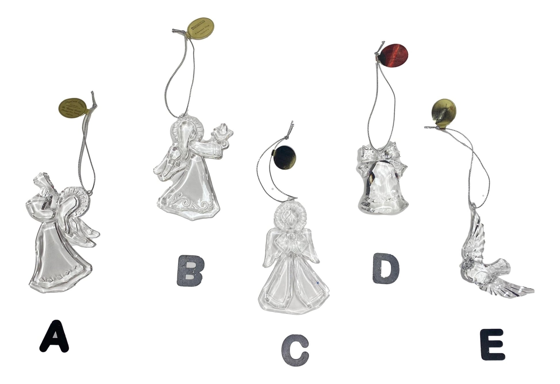 Ornament Clear Plastic Christmas Collection