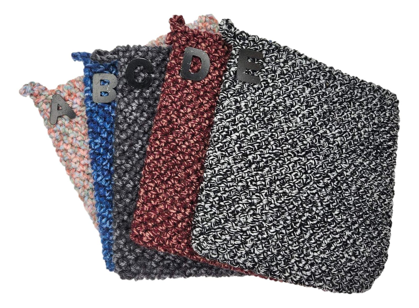 Pot Holder Knit Single Dual Color Handwoven