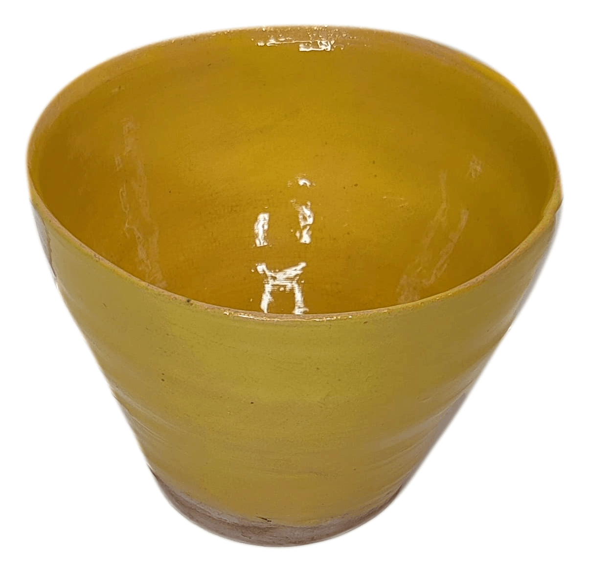 Pottery Bowl Wheel Thrown Clay Creatively Glazed Food Safe Handcrafted By New Mexico Artist H: 3.5 inches X W: 4.5 inches D: 3.5 inches - Ysleta Mission Gift Shop- VOTED El Paso's Best Gift Shop
