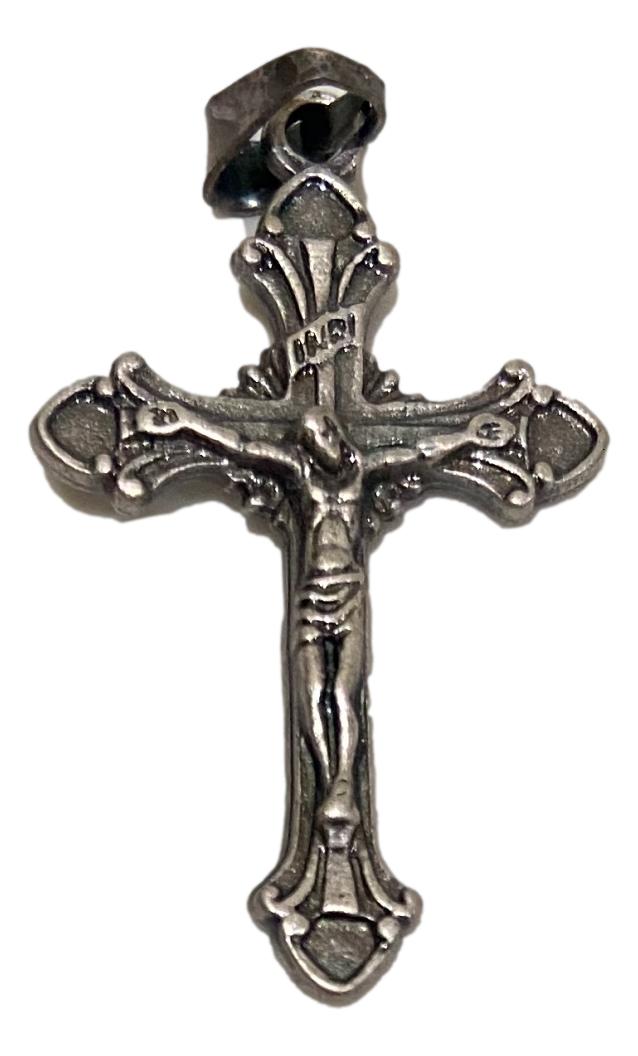 Rosary Part Small Crucifix Made In Italy 1 1/2" - Ysleta Mission Gift Shop- VOTED El Paso's Best Gift Shop