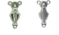 Rosary Parts Image of Mary Rosary Centerpiece 1 inch - Ysleta Mission Gift Shop- VOTED El Paso's Best Gift Shop