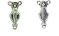 Rosary Parts Image of Mary Rosary Centerpiece - Ysleta Mission Gift Shop