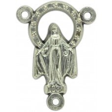 Rosary Parts Miraculous Medal Center Piece 3/4 inch - Ysleta Mission Gift Shop- VOTED El Paso's Best Gift Shop