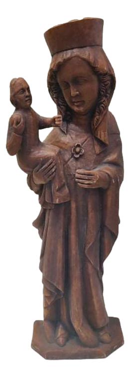 Statue Mt Carmel Religious Resin New Old Stock - Ysleta Mission Gift Shop- VOTED El Paso's Best Gift Shop
