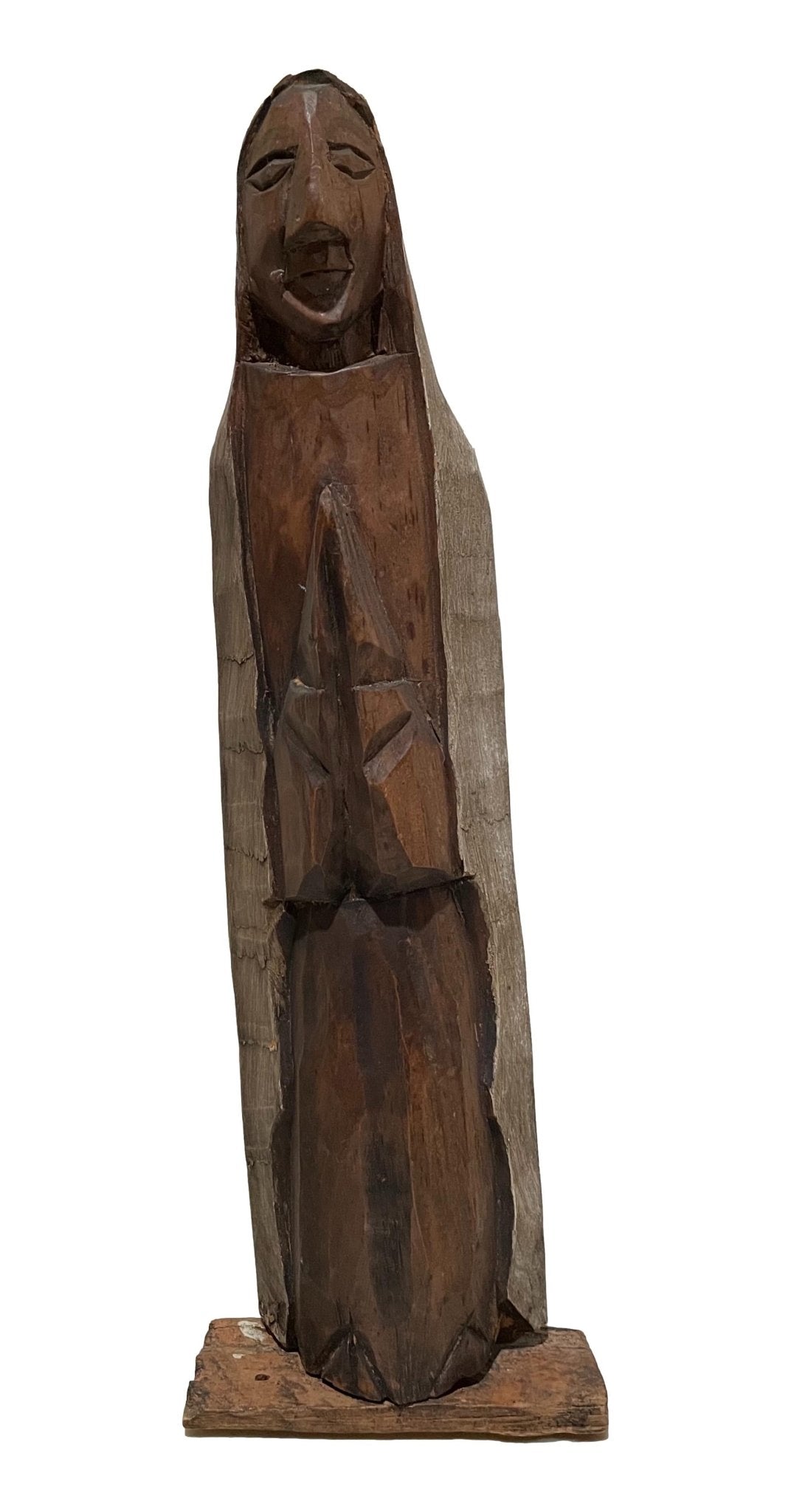 Statue of Saint Wood Piece Hand-Carved 16.5" L - Ysleta Mission Gift Shop- VOTED El Paso's Best Gift Shop